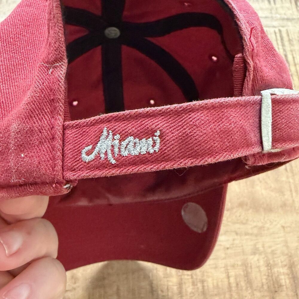 Miami Heat‎ Women's '47 Red Adjustable Hat Sequins - Picture 4 of 7